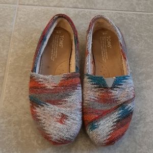 Tom's Navajo pattern fleece slip-on W8